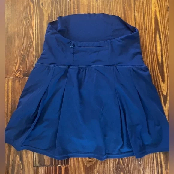 MAACIE Maternity Navy Blue Tennis Skirt - Picture 6 of 10